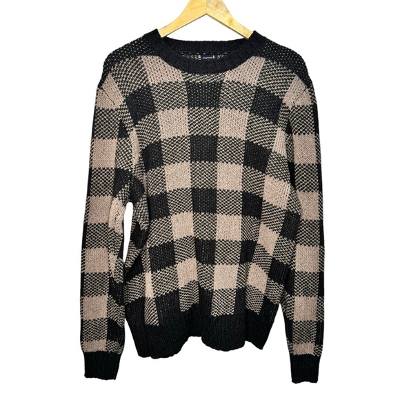 Smartwool Cozy Lodge Buff Check Sweater Size Medium - Picture 4 of 16